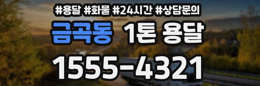 금곡동 1톤 용달