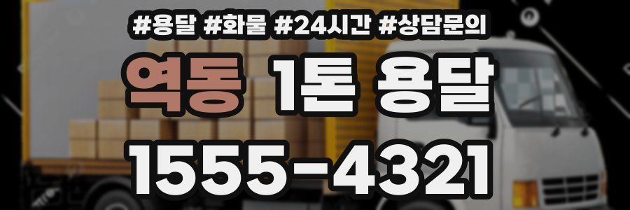 역동 1톤 용달