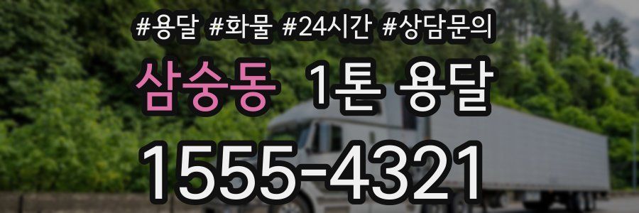 삼숭동 1톤 용달