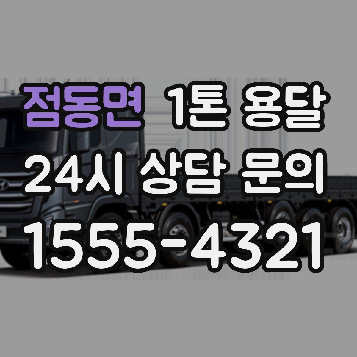 점동면 1톤 용달