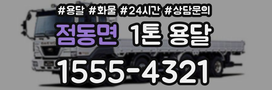 점동면 1톤 용달