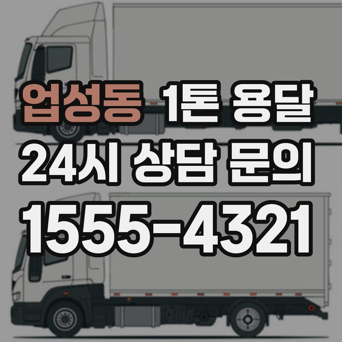 업성동 1톤 용달