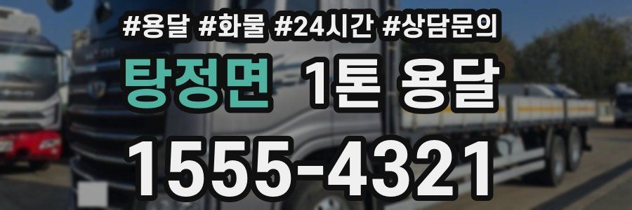 탕정면 1톤 용달
