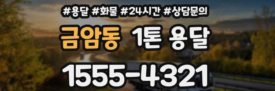 금암동 1톤 용달