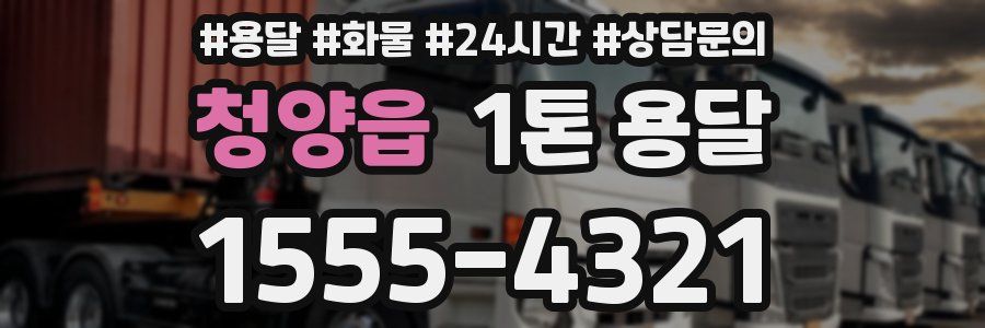 청양읍 1톤 용달