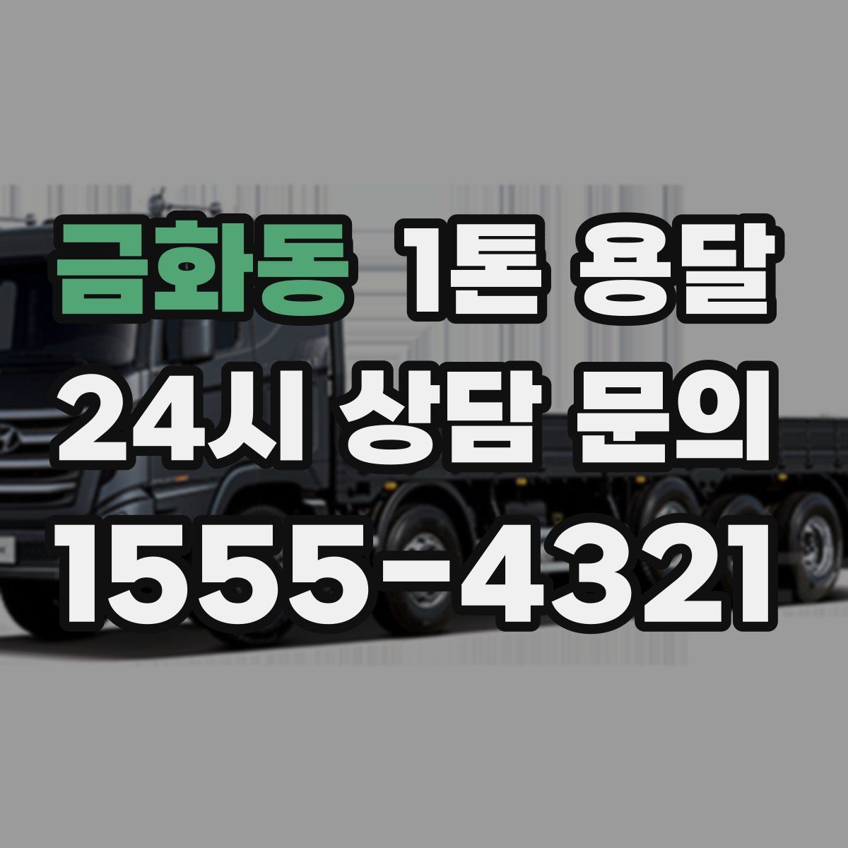 금화동 1톤 용달