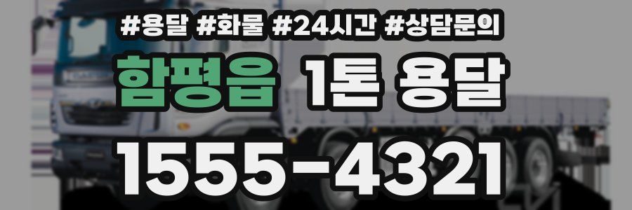 함평읍 1톤 용달