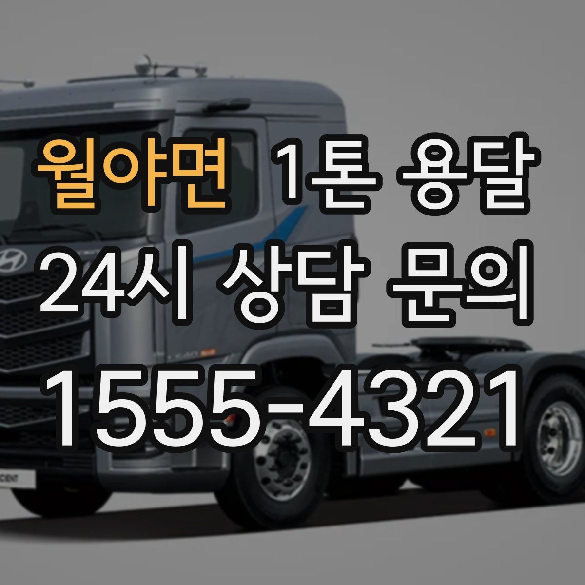 월야면 1톤 용달