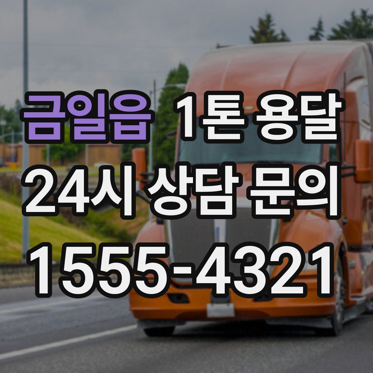 금일읍 1톤 용달