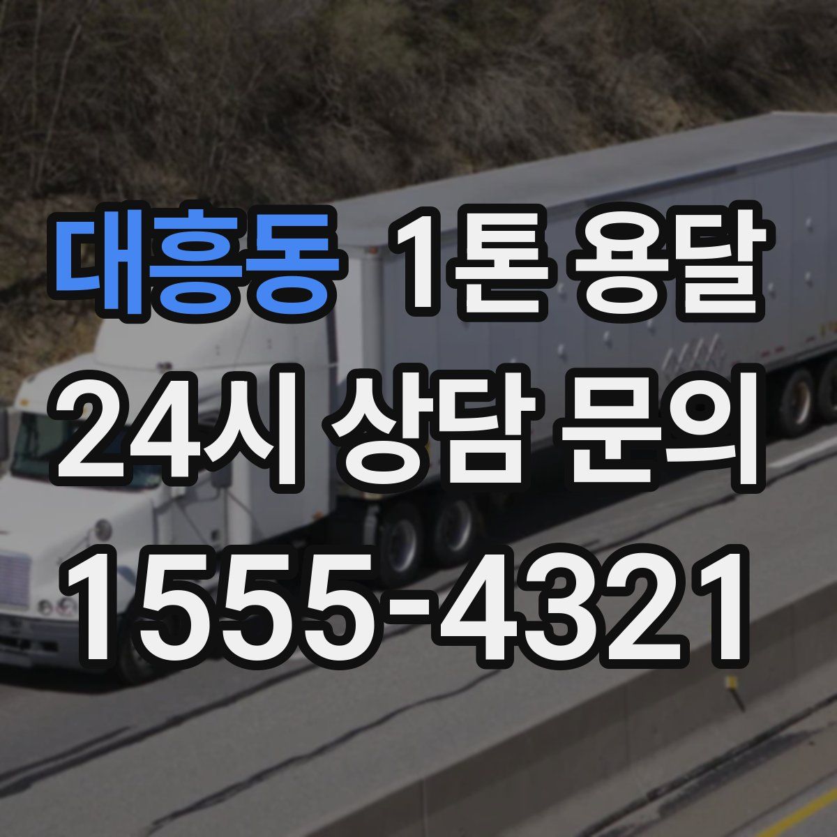 대흥동 1톤 용달