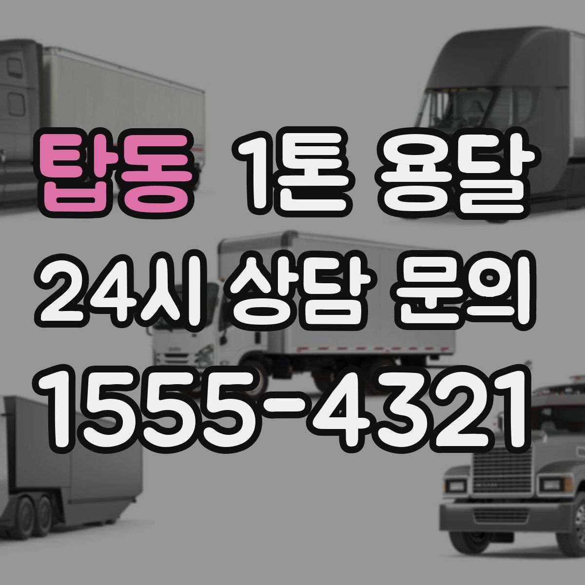 탑동 1톤 용달
