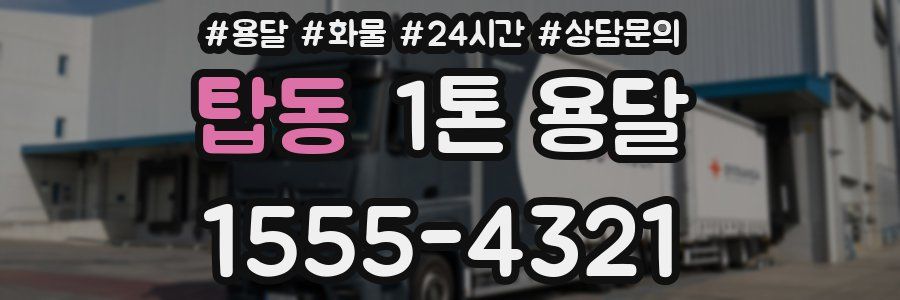 탑동 1톤 용달