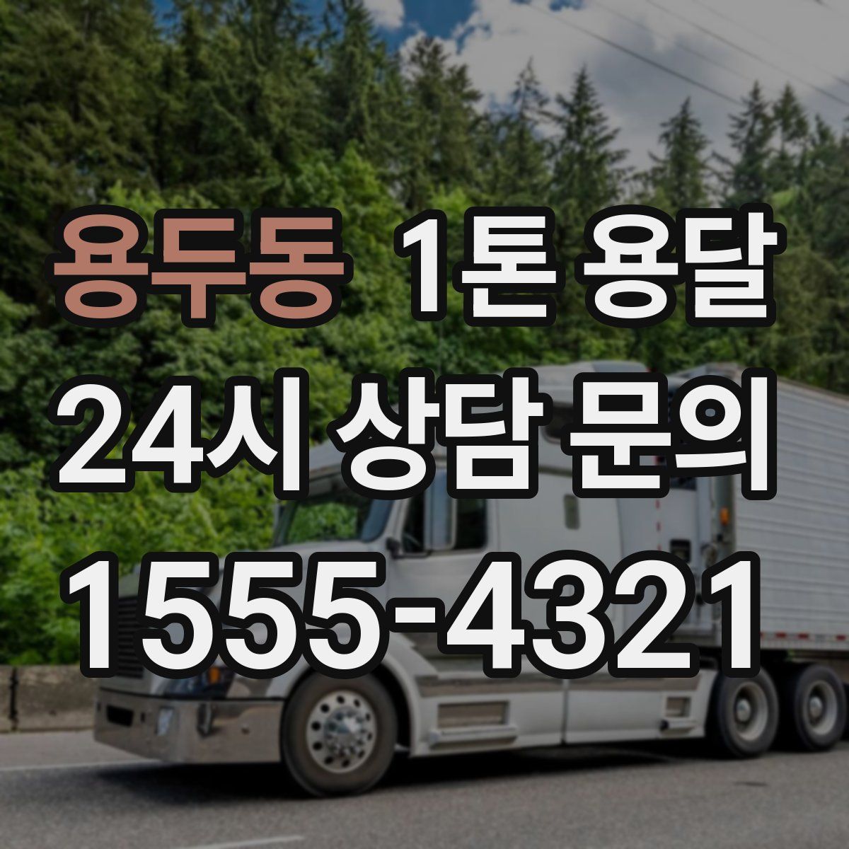 용두동 1톤 용달
