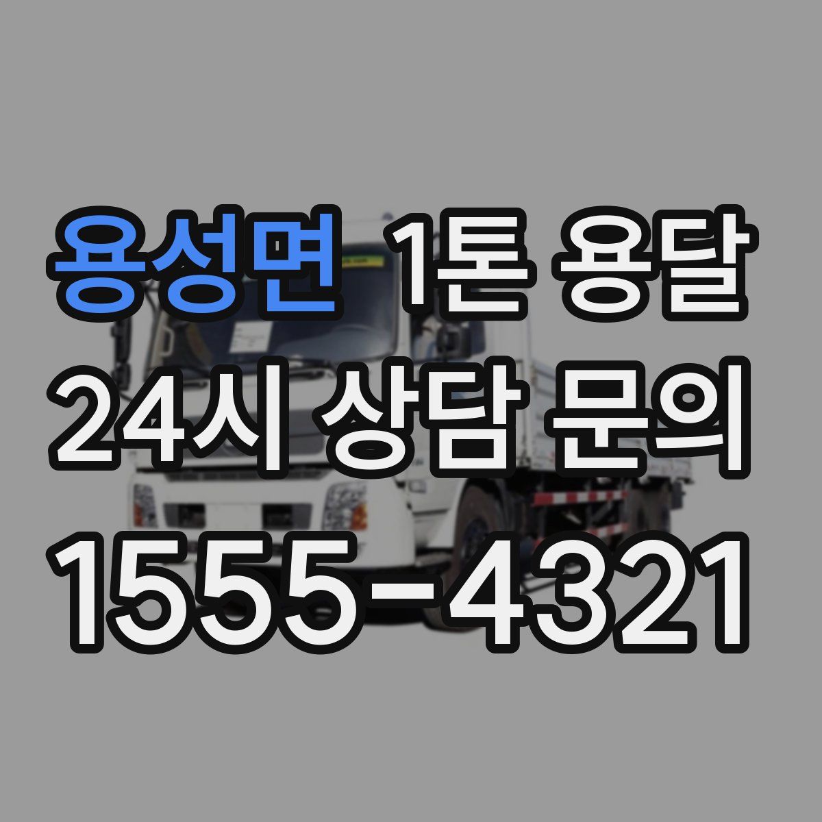 용성면 1톤 용달