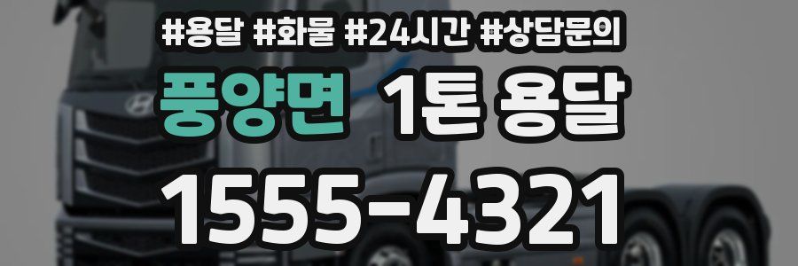 풍양면 1톤 용달