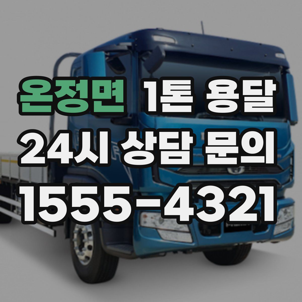 온정면 1톤 용달