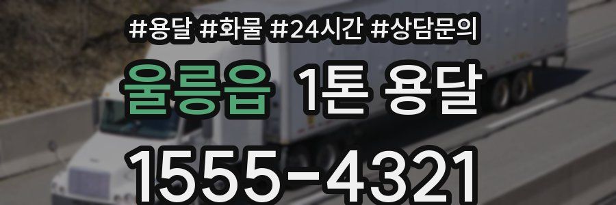 울릉읍 1톤 용달
