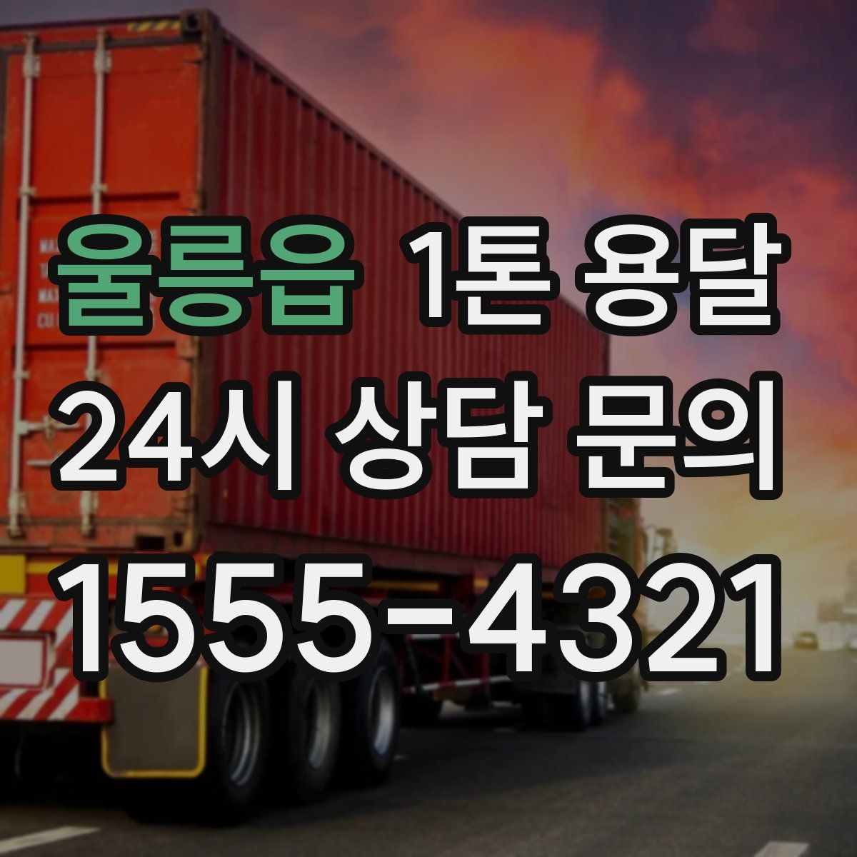 울릉읍 1톤 용달