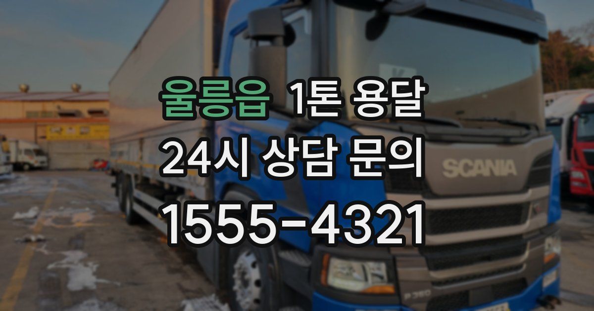 울릉읍 1톤 용달