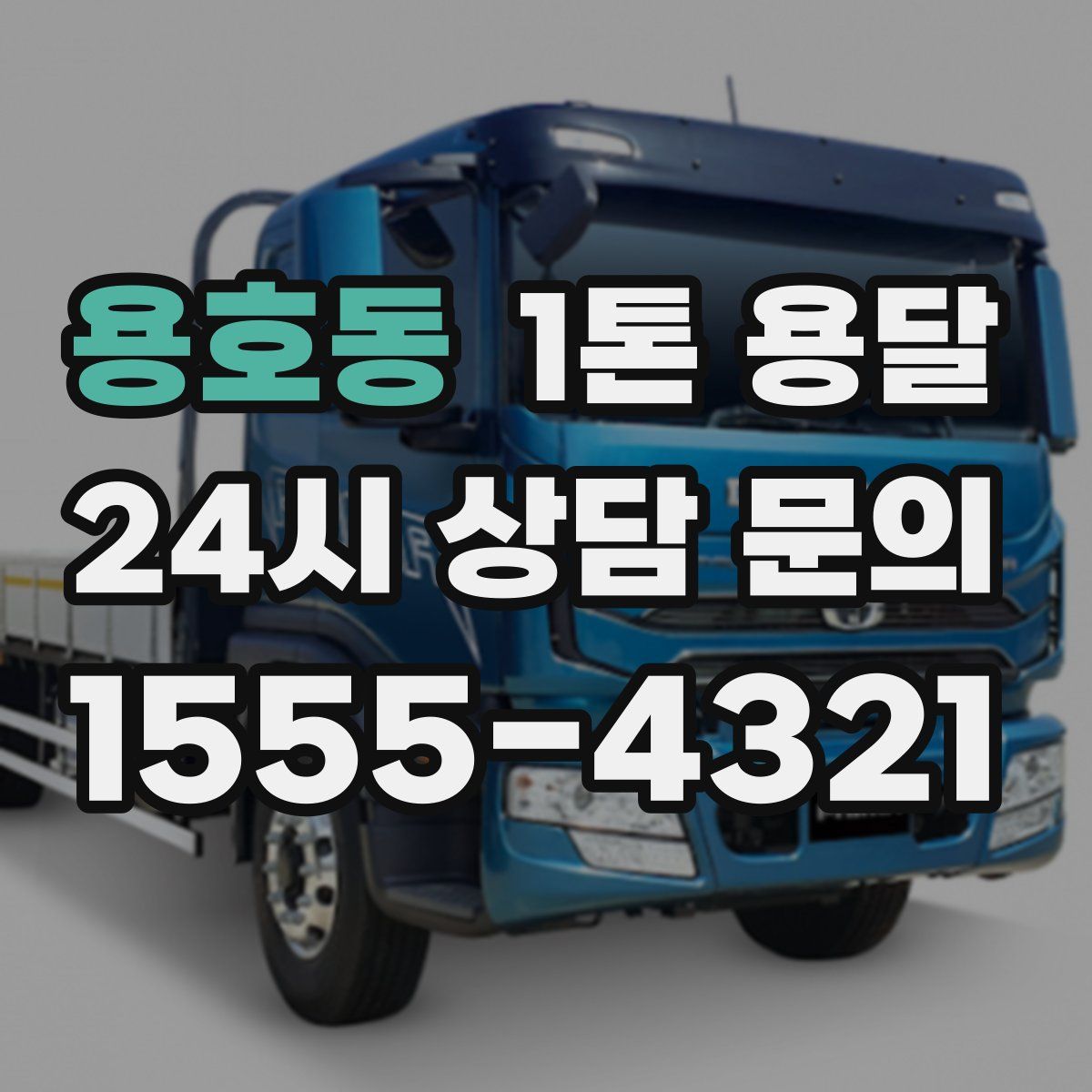 용호동 1톤 용달