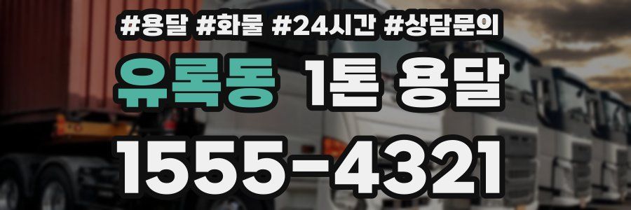 유록동 1톤 용달