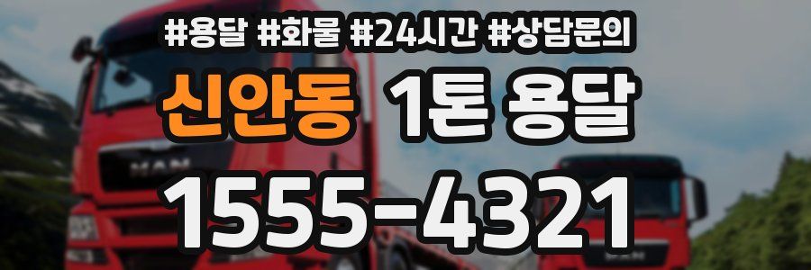 신안동 1톤 용달