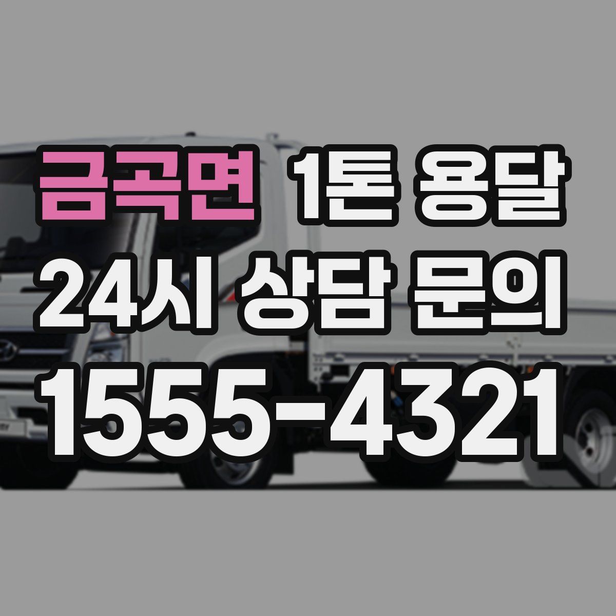 금곡면 1톤 용달