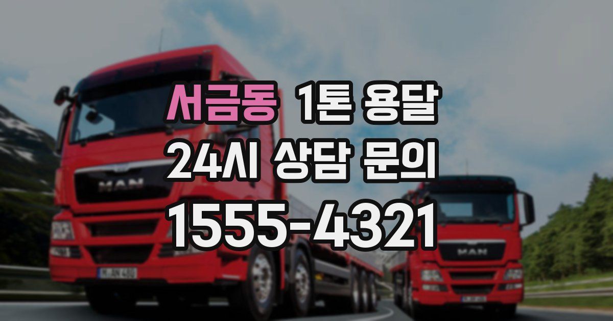 서금동 1톤 용달
