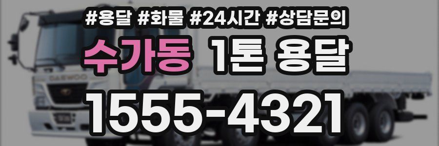 수가동 1톤 용달