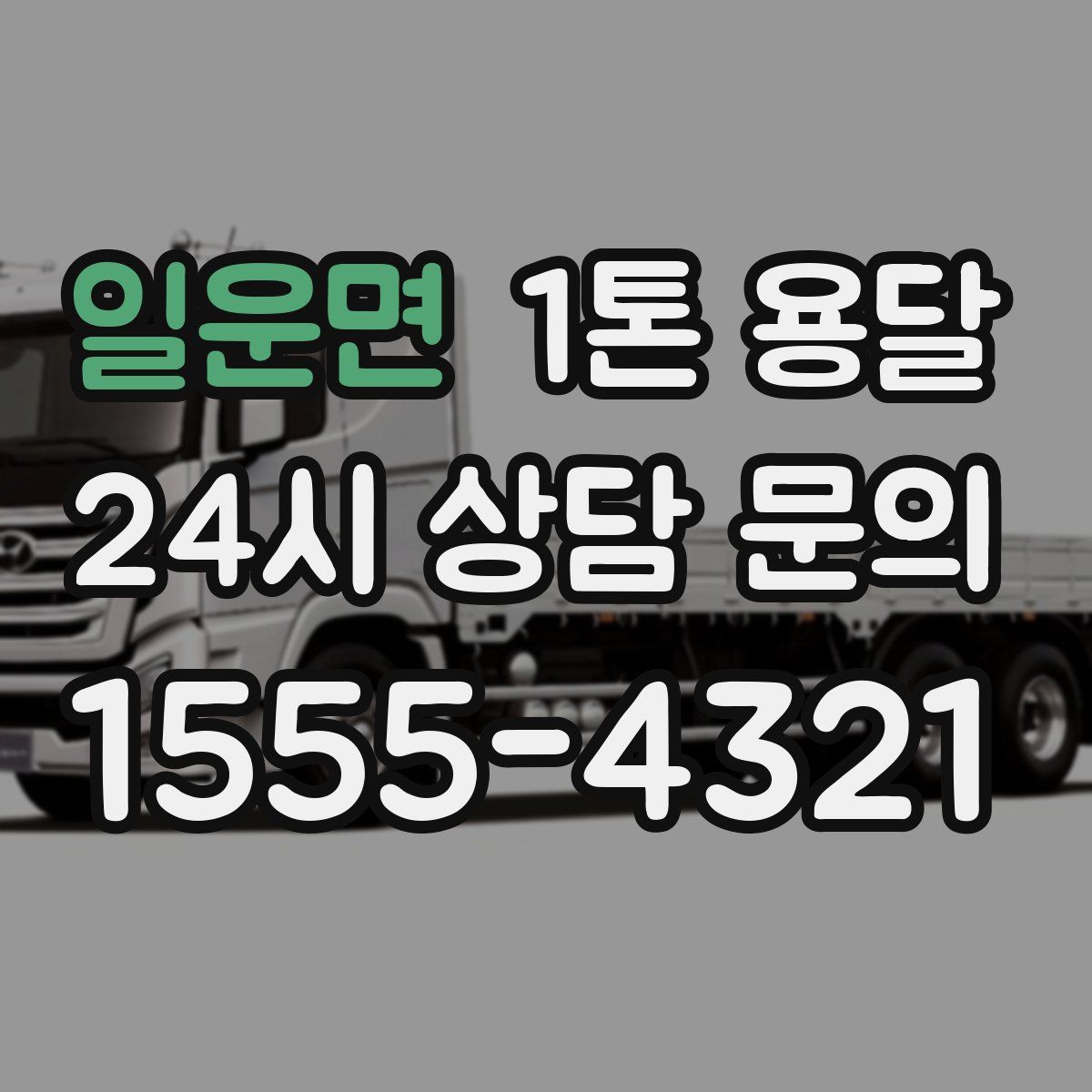 일운면 1톤 용달
