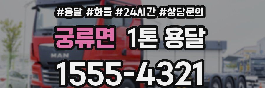 궁류면 1톤 용달
