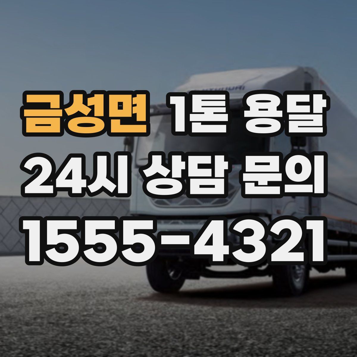금성면 1톤 용달