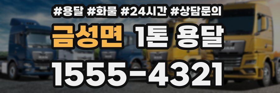 금성면 1톤 용달
