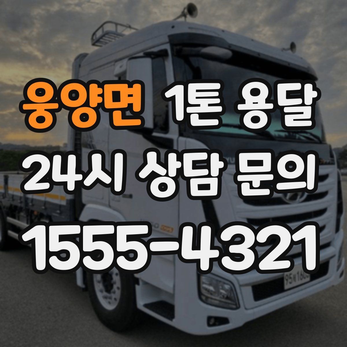 웅양면 1톤 용달