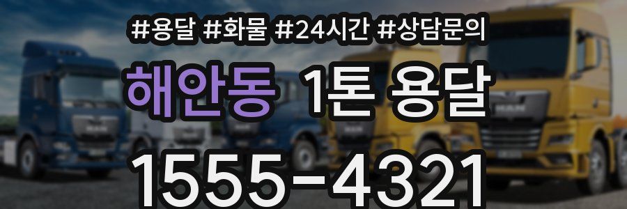 해안동 1톤 용달