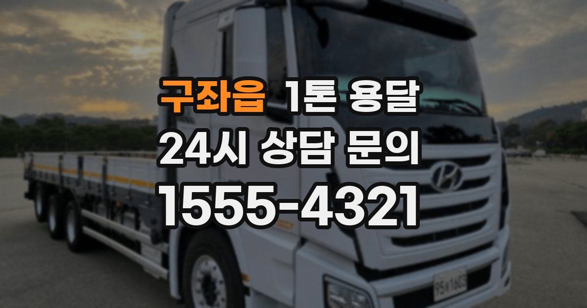 구좌읍 1톤 용달