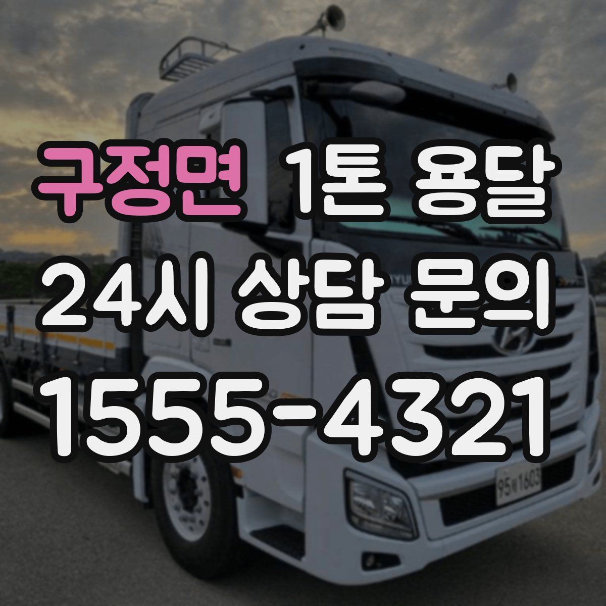 구정면 1톤 용달