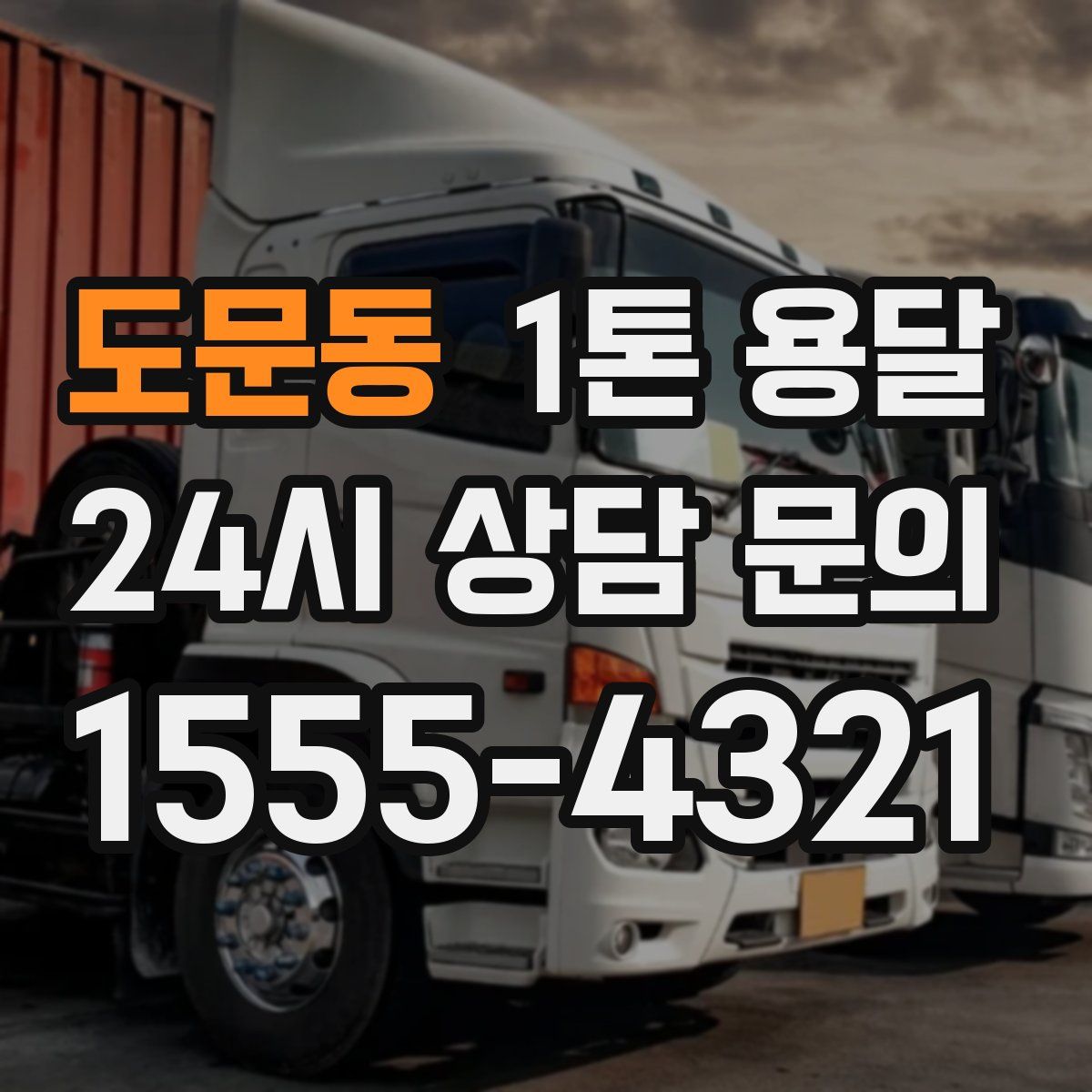 도문동 1톤 용달
