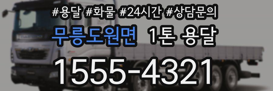 무릉도원면 1톤 용달
