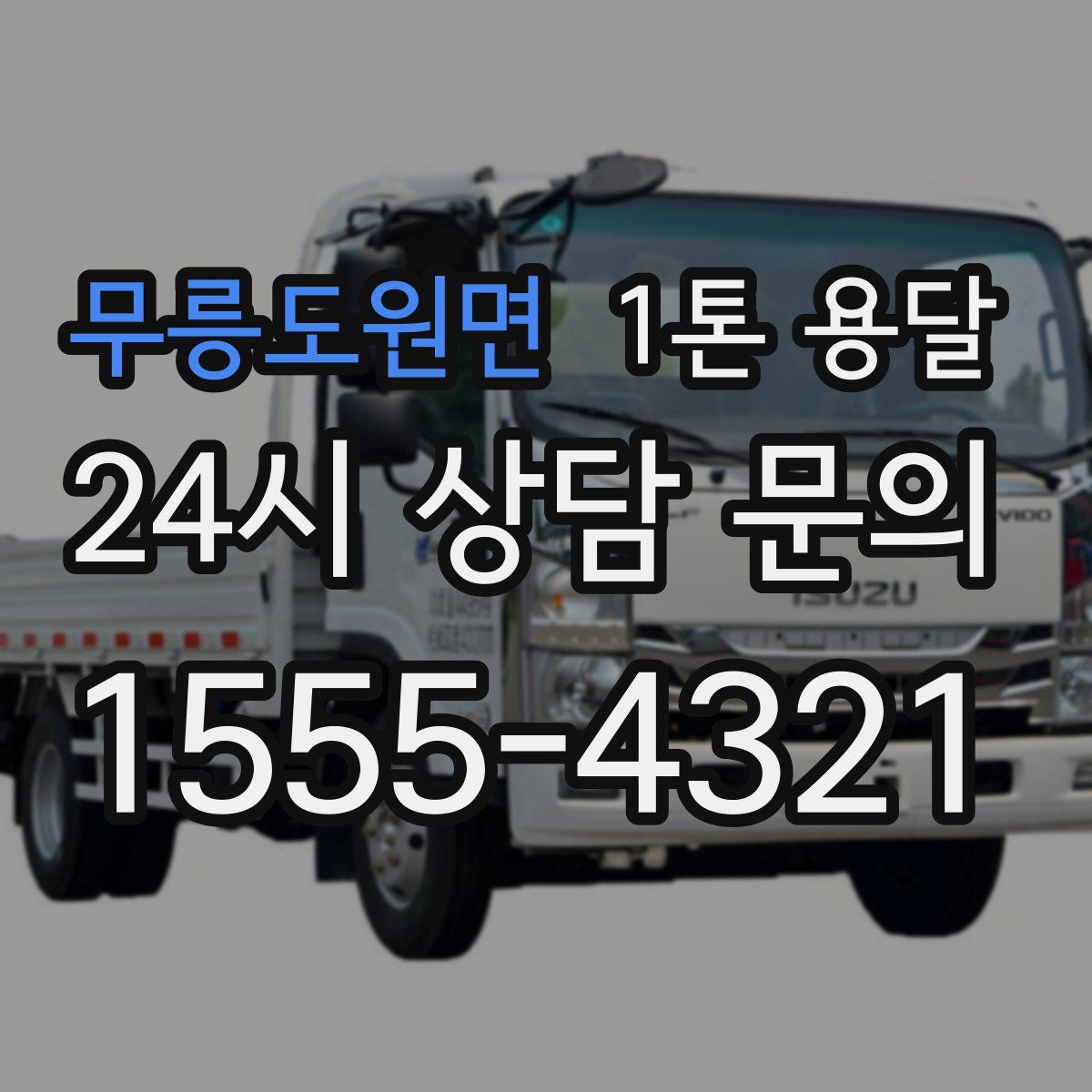 무릉도원면 1톤 용달