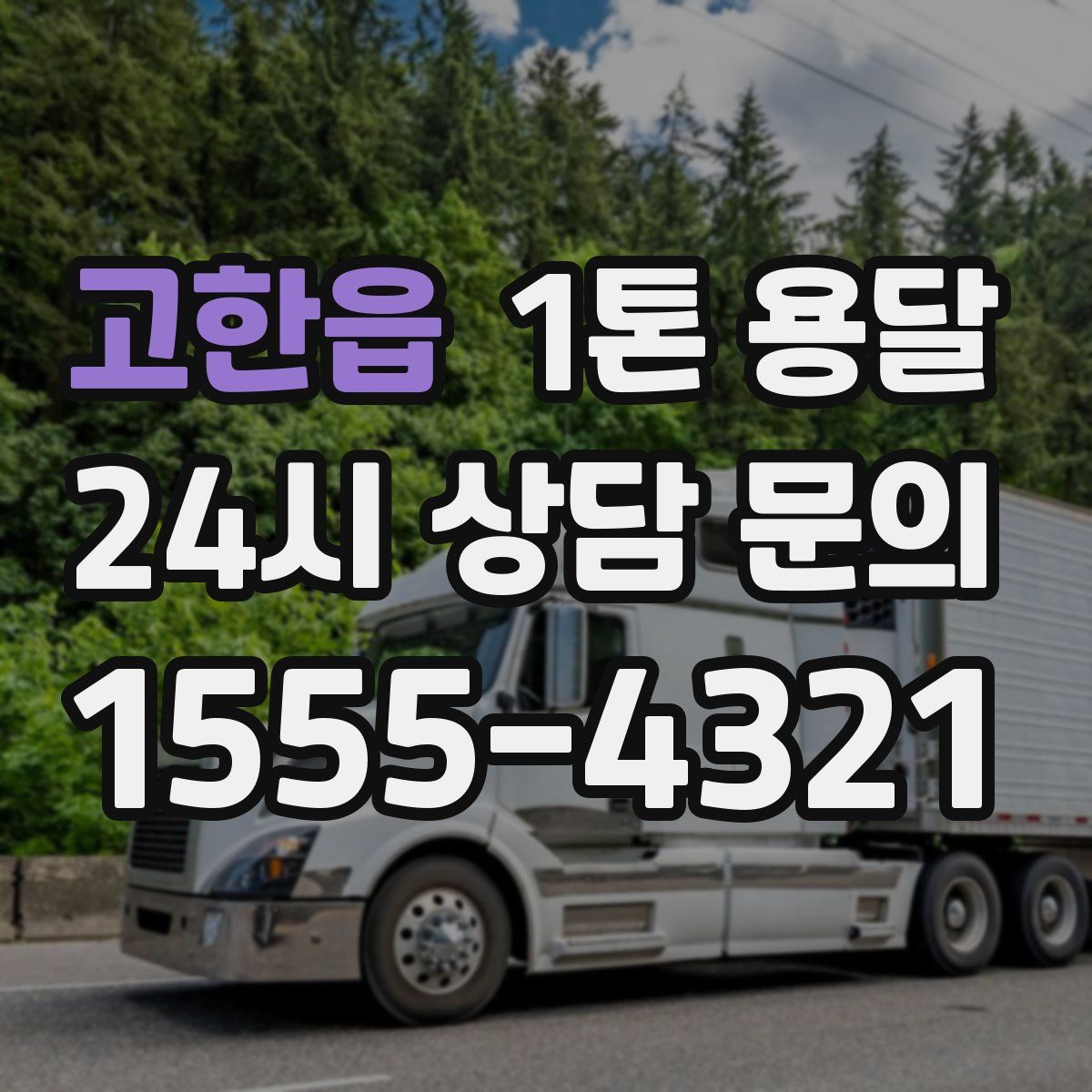 고한읍 1톤 용달