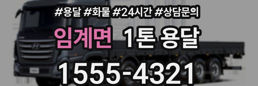 임계면 1톤 용달