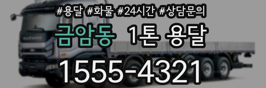 금암동 1톤 용달