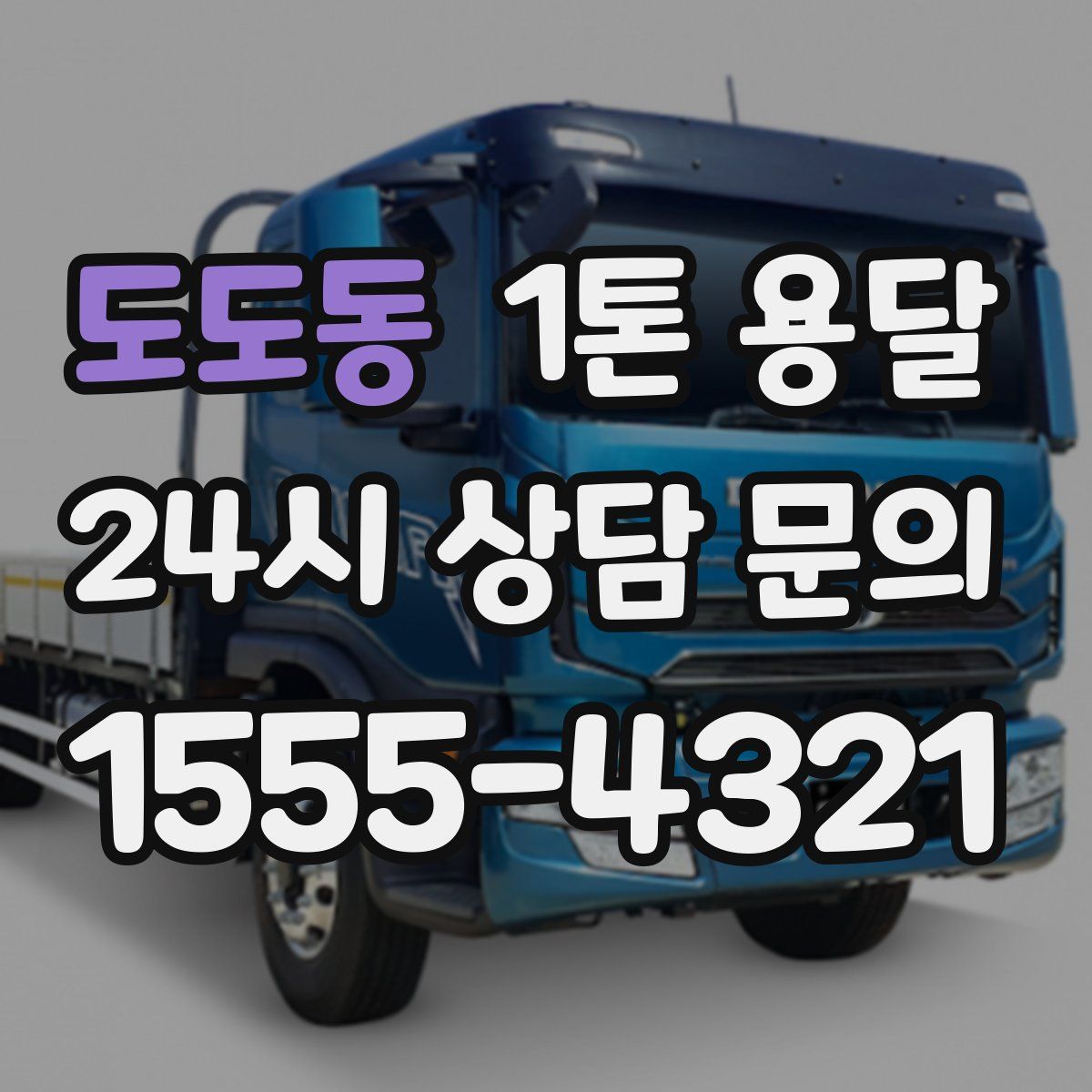도도동 1톤 용달