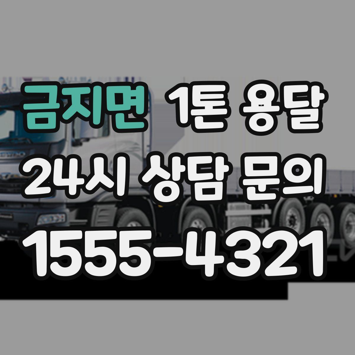 금지면 1톤 용달
