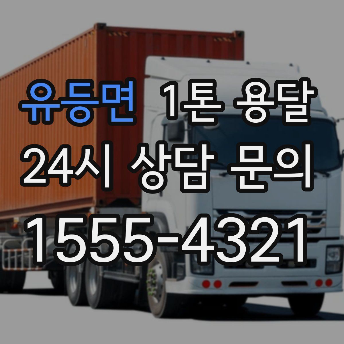 유등면 1톤 용달