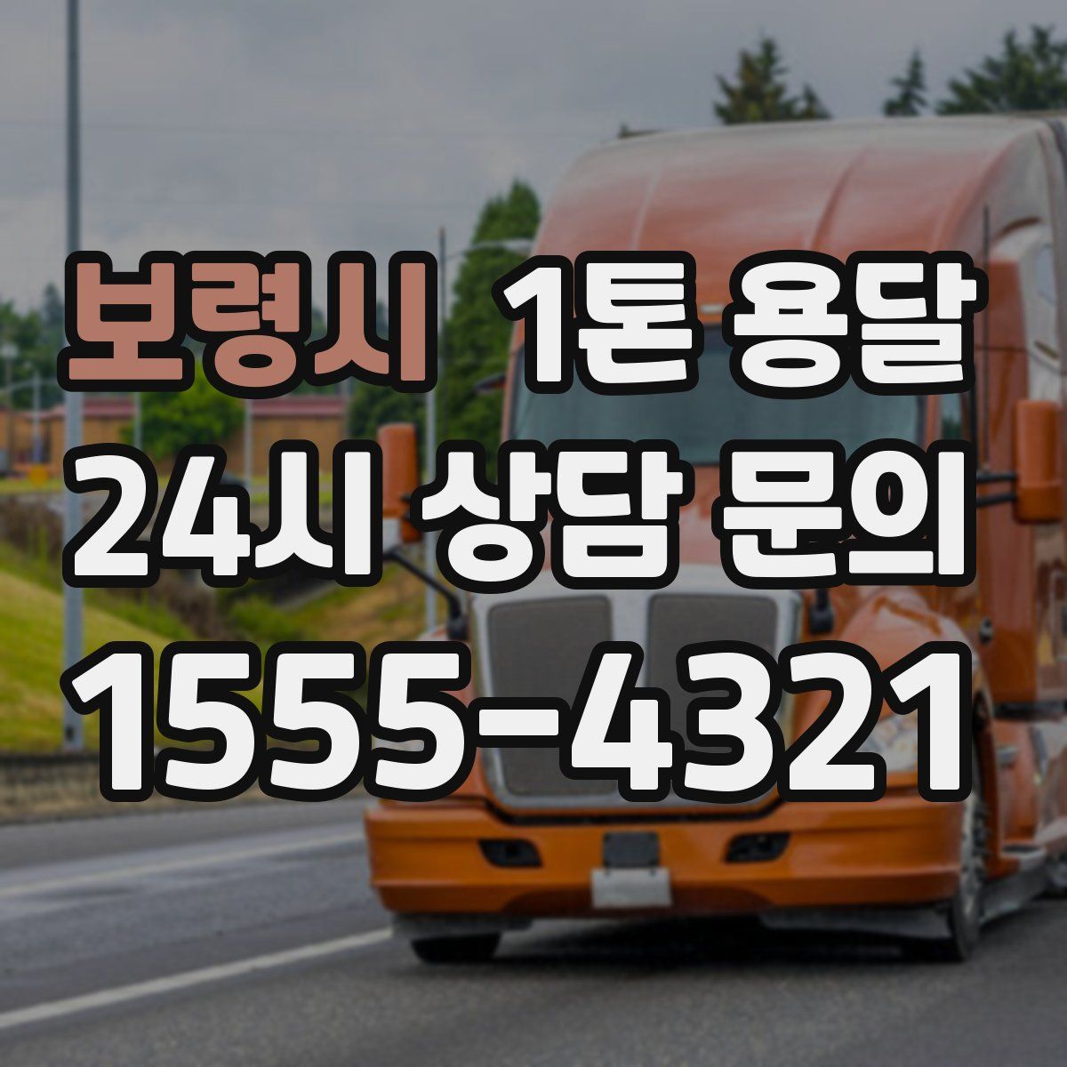 보령시 1톤 용달