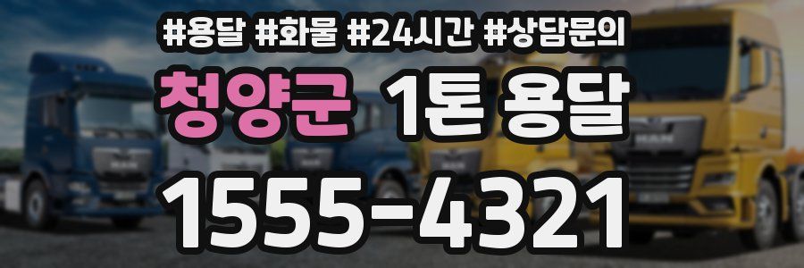 청양군 1톤 용달