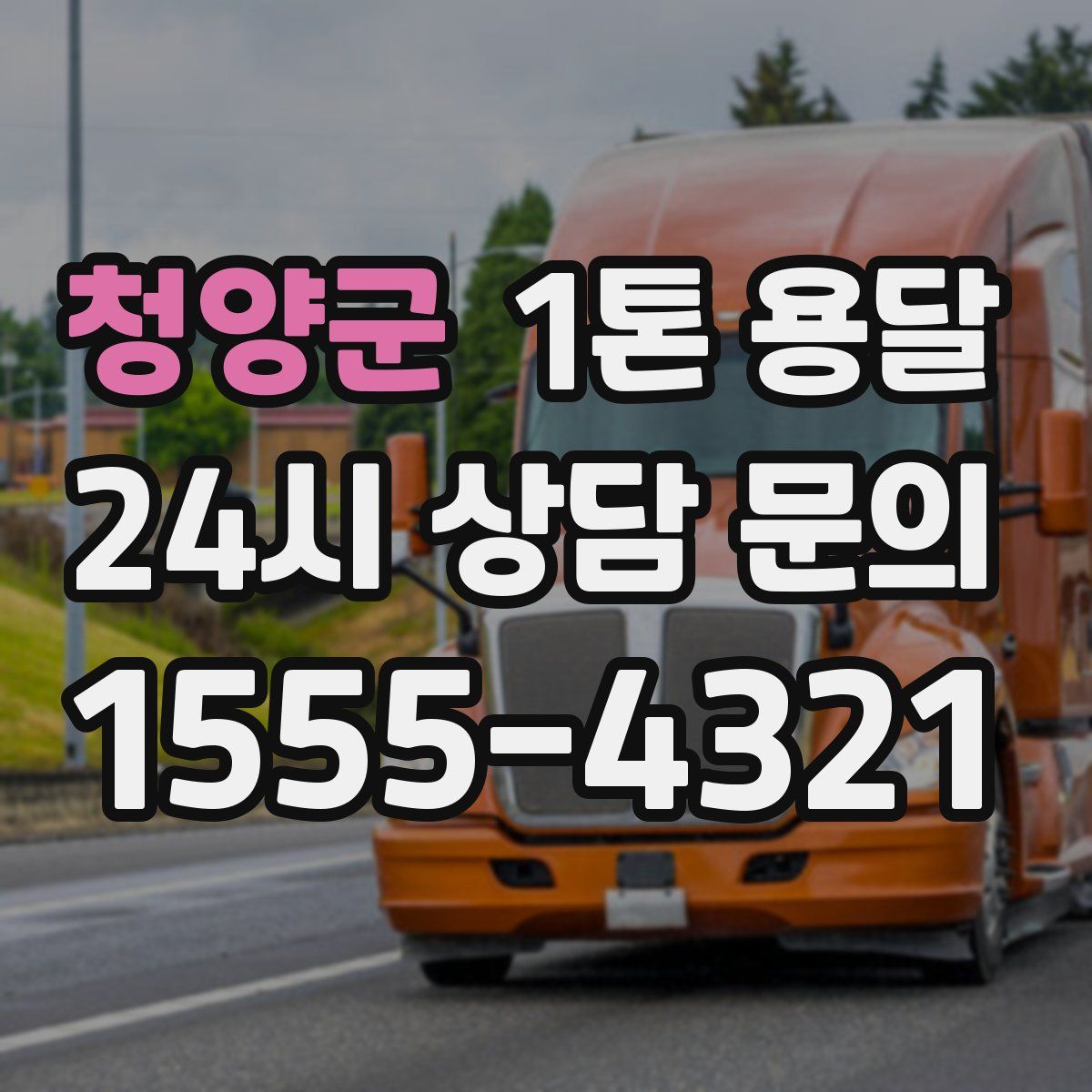 청양군 1톤 용달