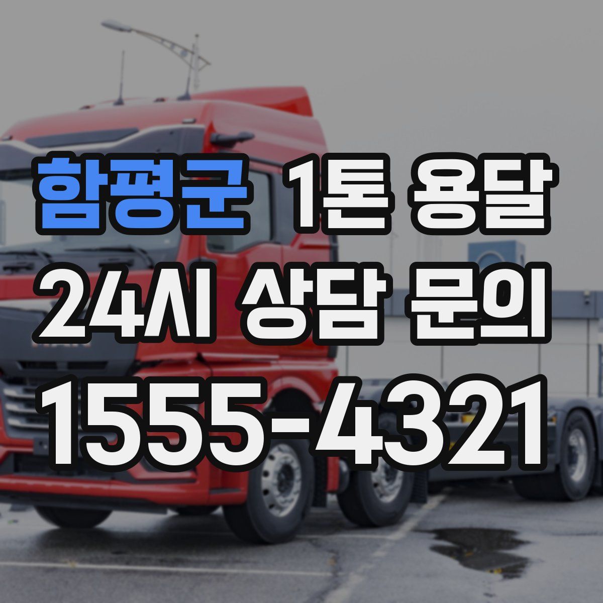 함평군 1톤 용달